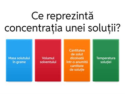 Concentratia solutiilor
