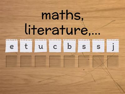 university vocabulary (US)