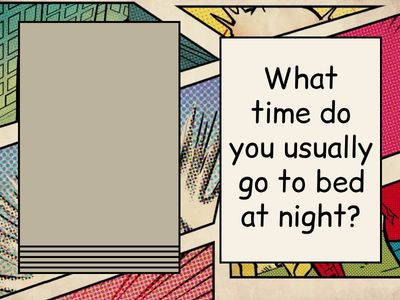 Daily routine (Speaking cards)