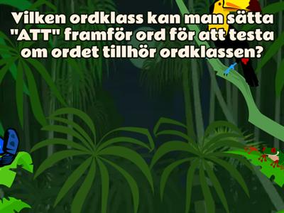 Spel - Ordklasser