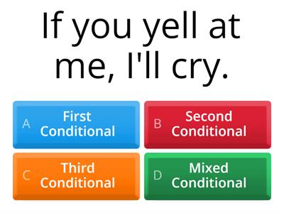 Conditionals practice 