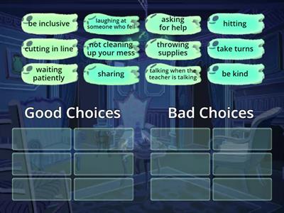 Good and Bad Choices