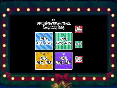 Number Patterns! Quiz