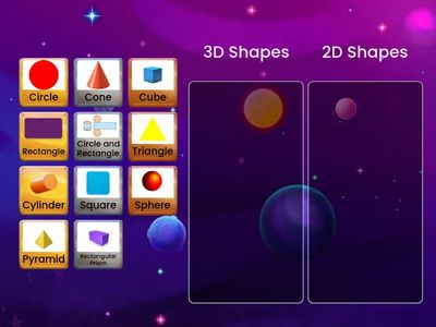 Learning 3D and 2D shapes !