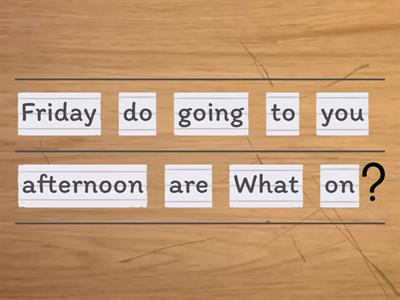 Review - BE going to