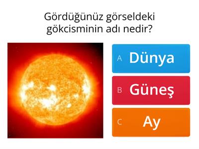 Dünya, Güneş ve Ay