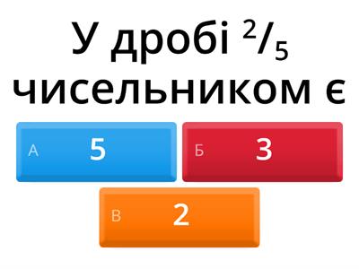 Звичайні дроби. 4 клас