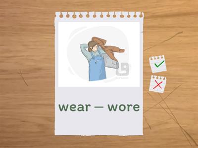 Irregular verbs (2/3 forms)