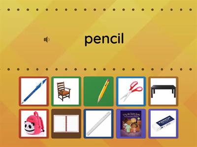 Things in the classroom