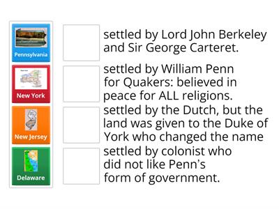 Middle Colonies