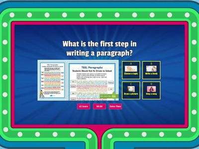 Writing a Paragraph for Year 1