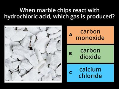 Rates of Reaction Quiz 