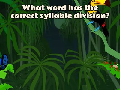 Syllable division VCCCV and VCCV