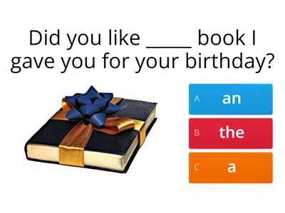 ทดสอบ Articles: a, an, the