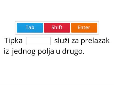 Simboli - vježba (informatika, 3. razred)