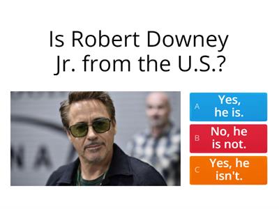 Questions - Countries, nationalities and languages