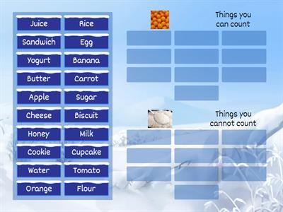 Countable and Uncountable Nouns