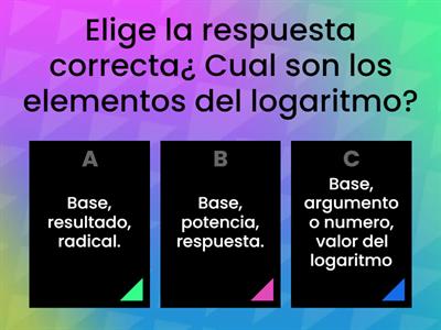 Logaritmos potencias