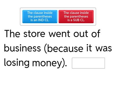 Sentence Structure Practice