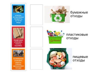 сортировка мусора 