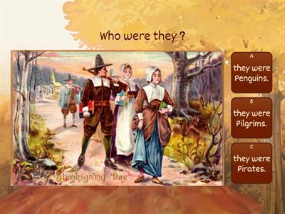 Thanksgiving culture quiz 