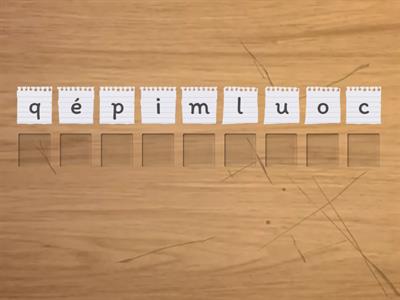 Les adjectifs de caractère 