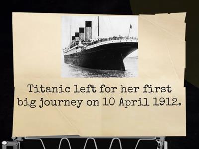 Titanic facts: True or False?