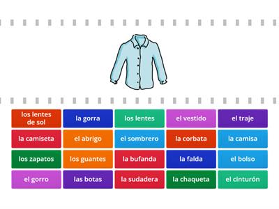 Vocabulario: La ropa