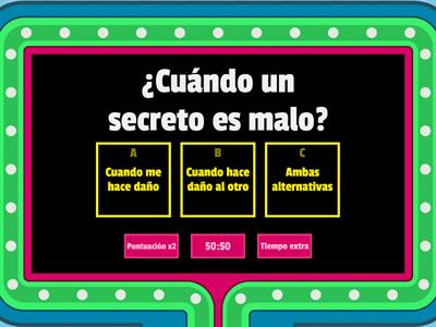 Secretos buenos y malos 