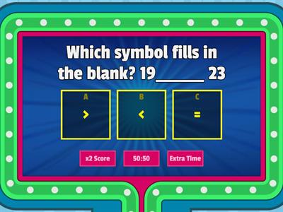 Gt Unit 8: Comparing Numbers 