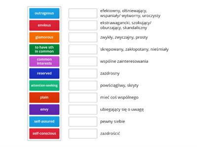 Vision 3 - unit 8 - extra vocab