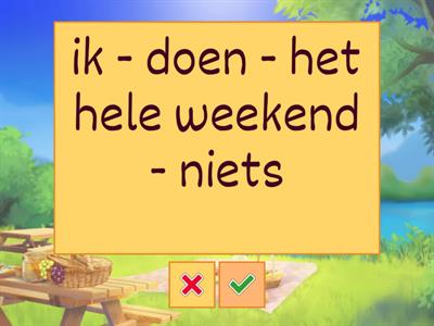 Perfectum - zinnen maken