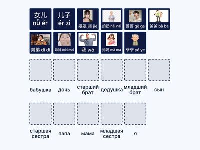 Легкий китайский семья