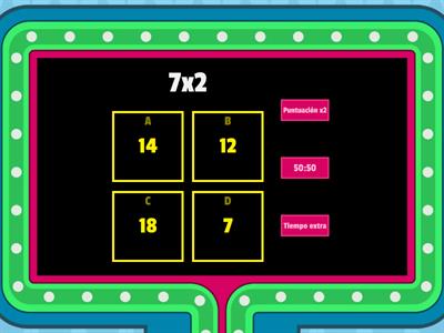  tablas de multiplicar