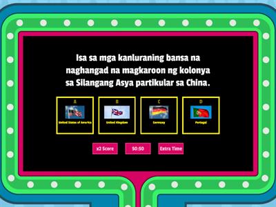 Silangan at Timog-Silangang Asya sa Ilalim ng Kolonyalismo at Imperyalismong Kanluranin