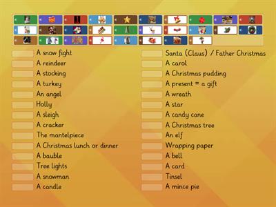 Christmas vocabulary