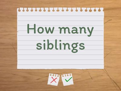 Getting to know my classmate