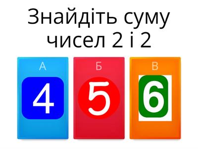 Математика 1 клас 