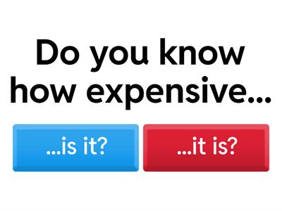 Embedded Questions - practice