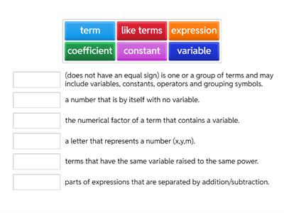 Algebraic Expressions