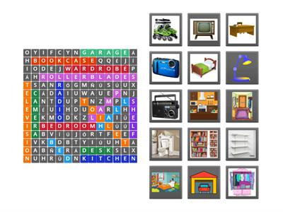 Today 1, Unit 3: Revision (wordsearch)