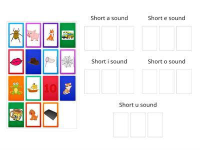 Short Vowel Sound Sort