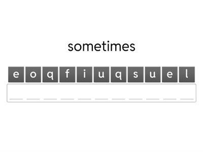 Sentence Structure Anagram