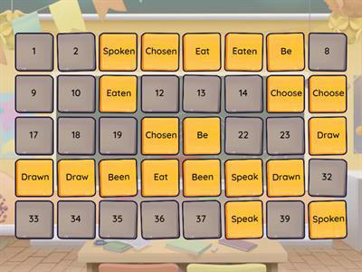 Past Participle-Matching pairs-8