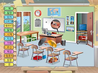 Предмети у класі (мітки)