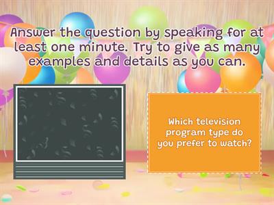 English Plus Speaking Exam 4 Practice