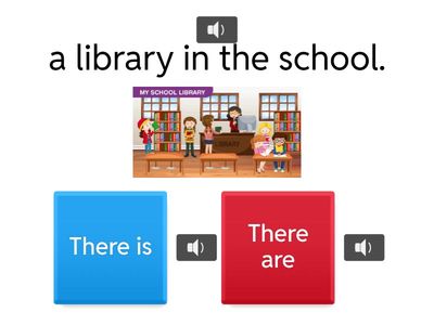 There is vs. There are in School Vocabulary