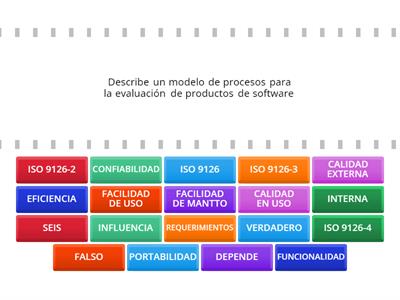 ISO 9126 REDUCIDA 