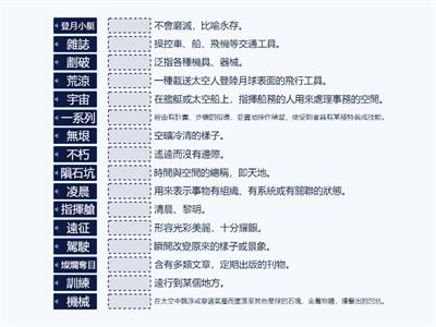 06.登月先鋒_語詞詞意配對