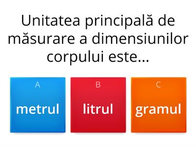 Științe ale naturii: Corpurile. Proprietăți ale corpurilor